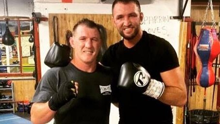 Paul Gallen took his training to England to spar with Hugh Fury.