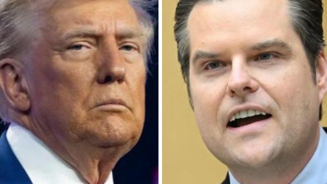 Matt Gaetz and Donald Trump