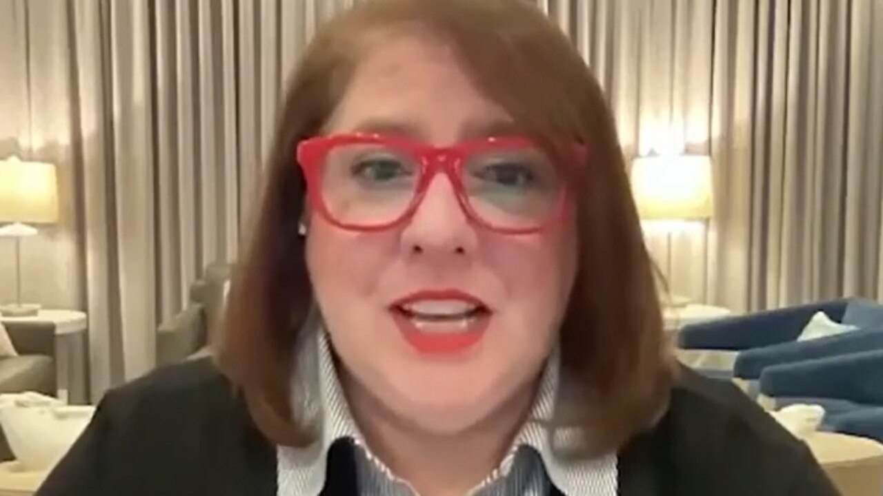 Keri Witman, from the US, sold her house to travel the world on a luxury cruise trip. Picture: YouTube