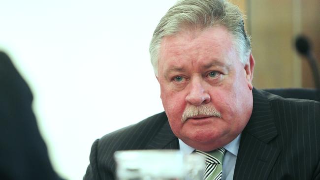 the DPP's Tim Ellis at estimates hearing in the Long Room at Parliament House on 31/5/12