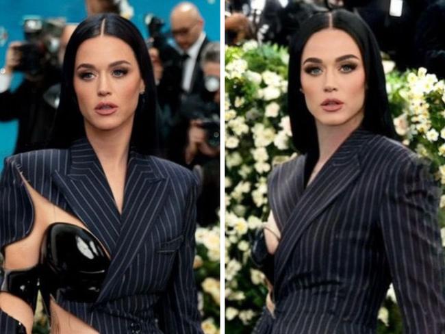 A.I. pics of Katy Perry at the Met Gala.