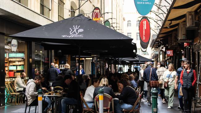 Australia’s cafe scene has reported a drop in customers in recent times. Picture: NCA NewsWire / Diego Fedele