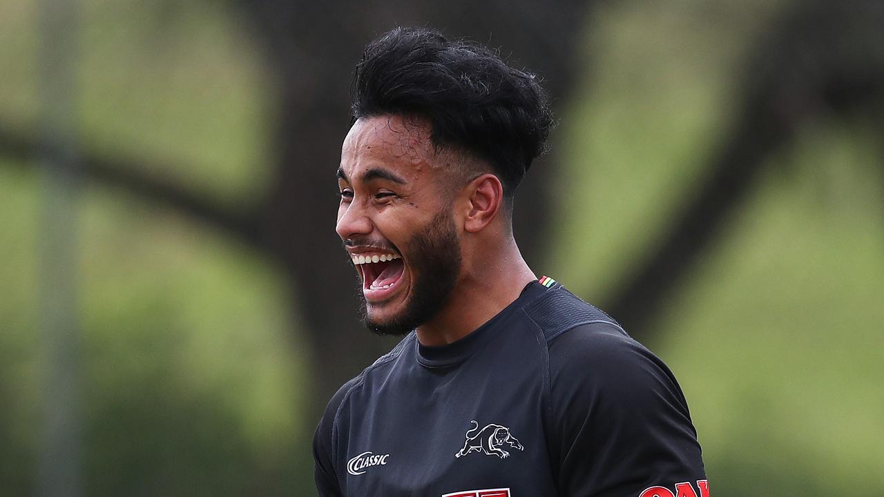 Christian Crichton during Penrith Panthers training in Penrith. Picture. Phil Hillyard