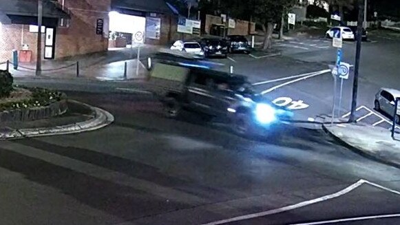 Police released CCTV footage of the vehicle.