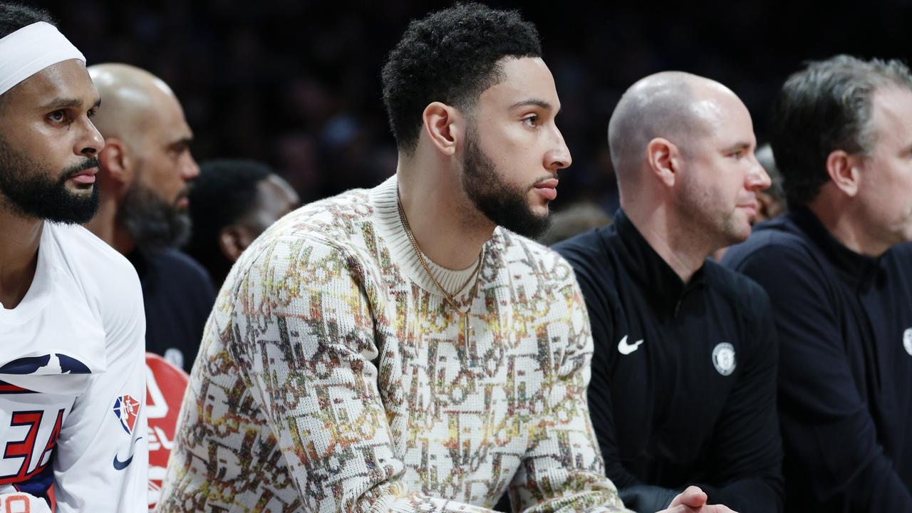 Ben Simmons will have to wait to share the floor with Patty Mills. (Photo by Sarah Stier/Getty Images)