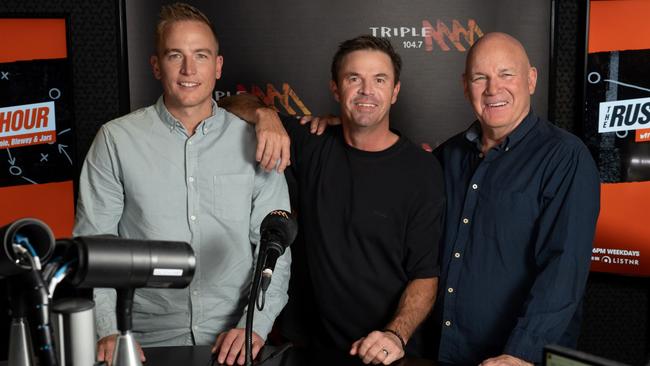 Triple M’s The Rush Hour with Bernie, Blewey &amp; Jars will not return for 2025. Picture: Supplied.