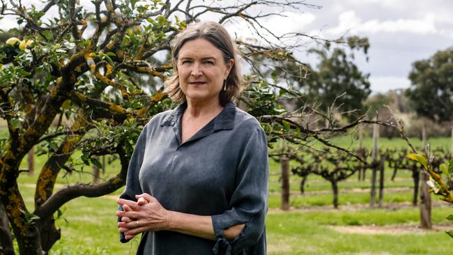 Penny Rafferty, the executive officer of Luxury Lodges of Australia, at her home in the Barossa Valley in South Australia. Picture: Morgan Sette