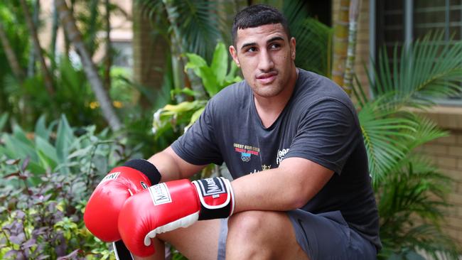 Sunnybank Hills boxer Justis Huni from the Bethania Boxing Club. (Photo by Chris Hyde/Getty Images)