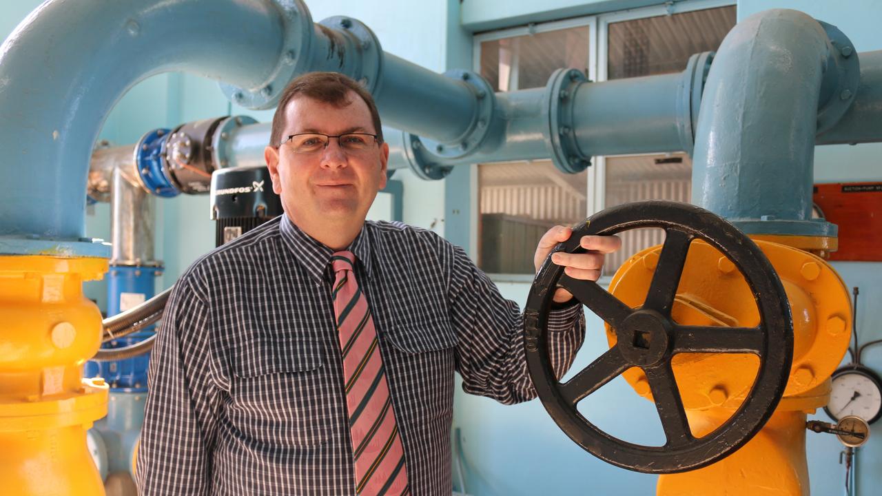 WATER SECURITY: Councillor Peter Saxelby said an integral part of the budget was to assure long-term water security for the region by delivering new projects and renewing old. Pic: Supplied