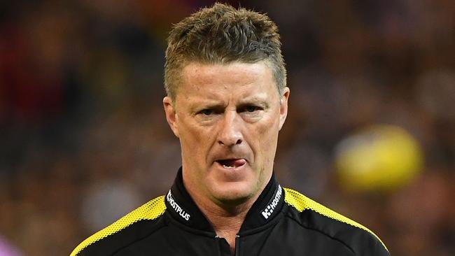 Richmond coach Damien Hardwick was quick to put the Tigers’ preliminary final loss into perspective. Picture: Getty Images