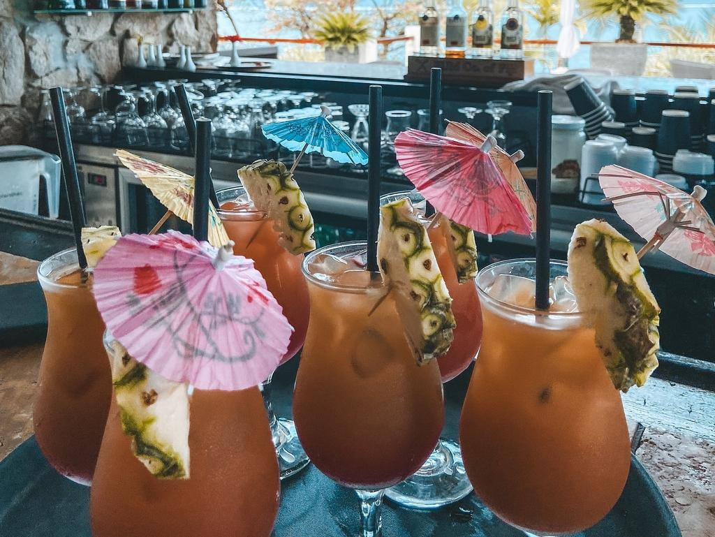 Drinks at the Warwick Fiji resort and spa. Picture: Instagram