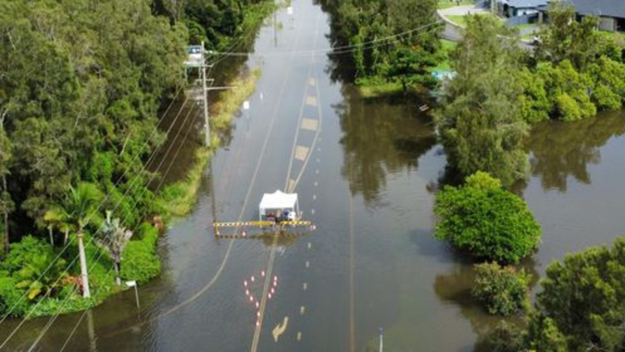 Kris Thomsen captured the flooding around Grafton.