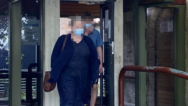 One of the teenagers charged with arson over the $25m Stirling Woolworths fire outside court. Picture: Jessica Dempster