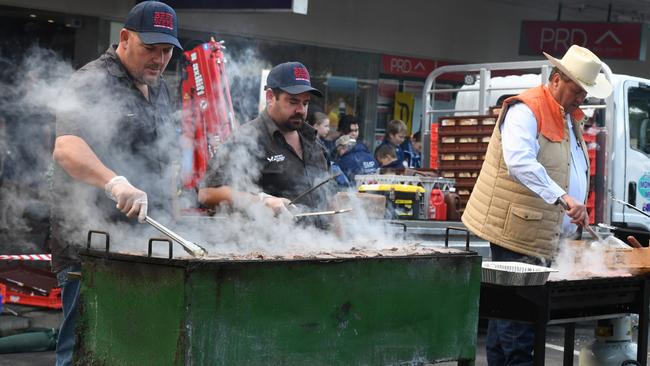 Breakfast with the Butchers at the 40th annual Casino Beef Week. Picture: Cath Piltz