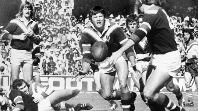 Ron Coote started the action between Easts and Souths.