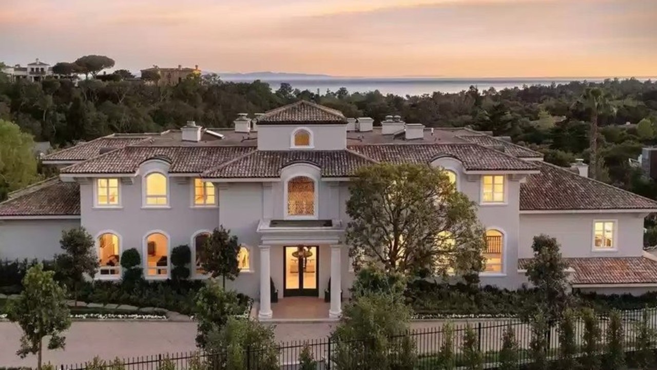 Diaz and Madden’s Montecito mansion, which will likely be their main base in LA. Picture: Realtor.com