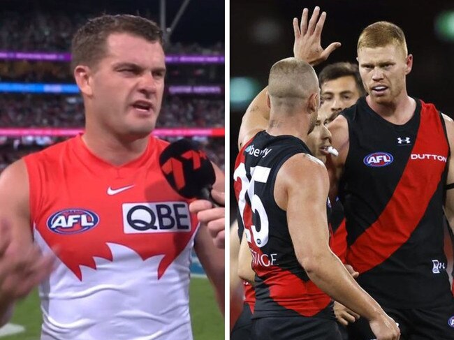 Tom Papley has slammed Essendon's tactics.