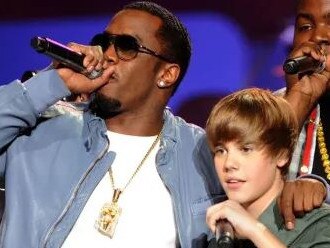 Diddy with a young Justin Bieber. Picture: Getty Images