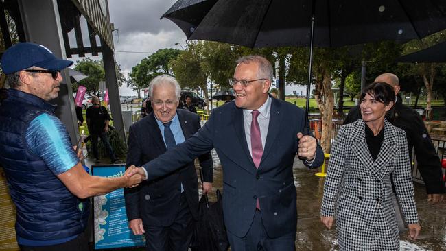 A man who only identified himself as Gugu Plan, calls the PM a mongrel. Picture: Jason Edwards