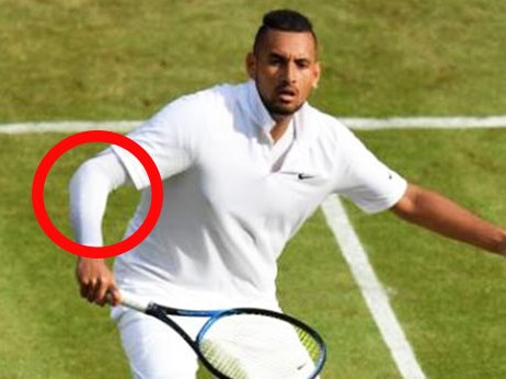 Nick Kyrgios has revealed a dark secret from a past Wimbledon.