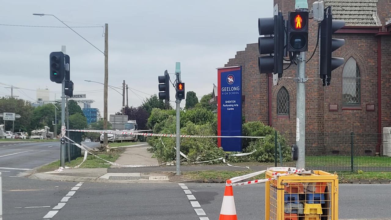 Emergency services worked to clean up the site.