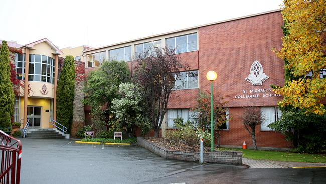 St Michael's Collegiate School in Hobart. Picture: SAM ROSEWARNE.