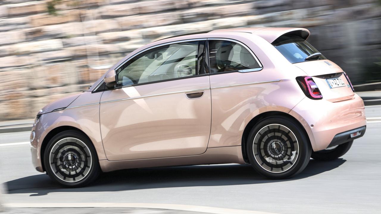 The Fiat 500e misses out on some safety tech available on rivals. Picture: Supplied.