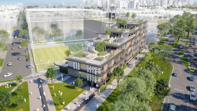 Plans for a school at the historic Fitzroy Gasworks have been revealed.