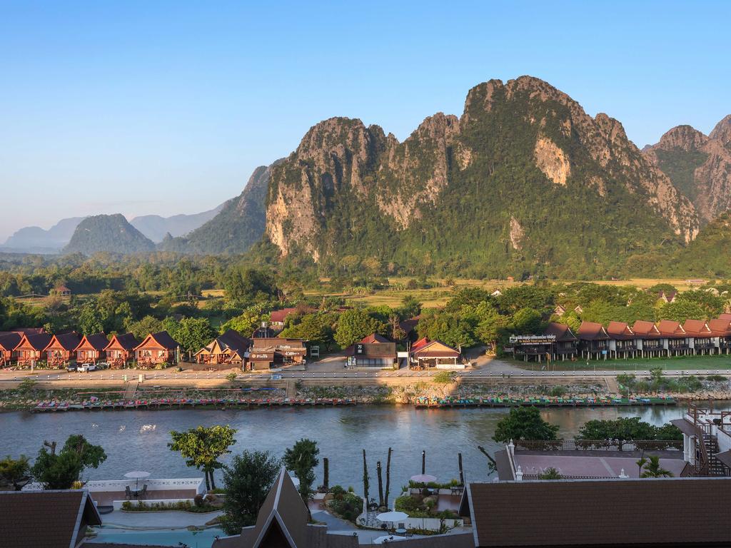 Vang Vieng is a popular backpacker destination in Laos. Picture: David Caird