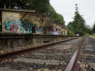 Fixing the line and starting a commuter service would be great - but unlikely. A rail trail would also be great and has the added benefit of being possible. Picture: Jay Cronan