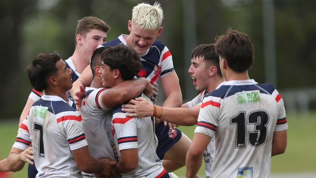 The Central Coast Roosters had a field day against the Knights. Picture: Sue Graham