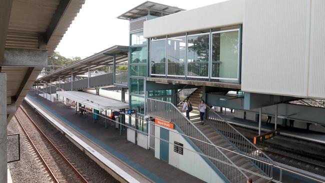 Ammon Mitiau followed the woman off the train at Mt Druitt train station before he sexually touched her in a lift. Picture: Angelo Velardo