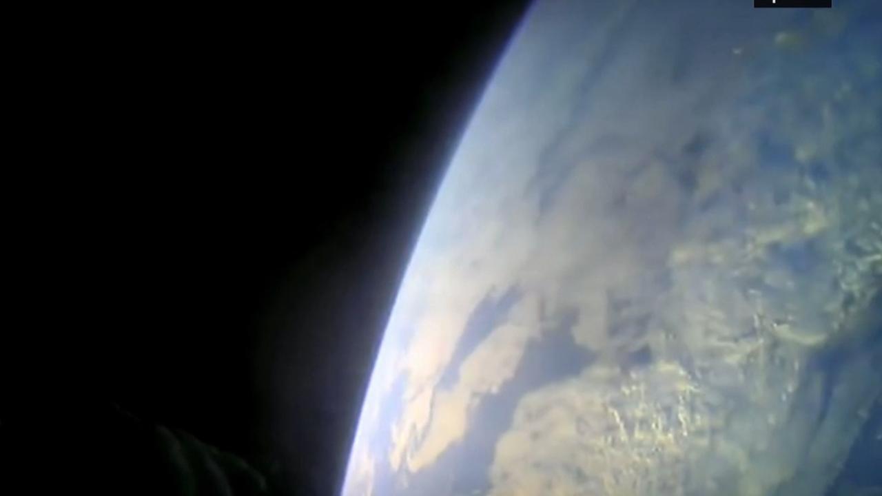 A billionaire has stepped out for the first private space walk. Picture: SpaceX