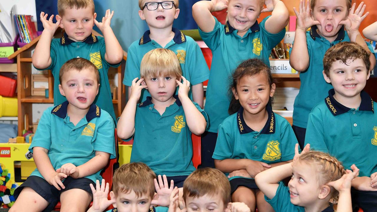 My First Year: Coolabunia State School Prep B, (back) Brain, Jaxon, Indiana, Neve, rcher. (middle) Kaison, Silas, Jaycee, Jacob, Abigail. (front) Hunter, Bentley, Maddison, Blake. Picture: Patrick Woods.