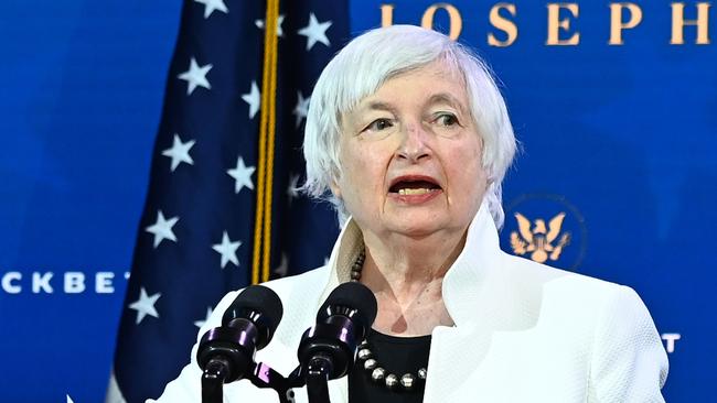 Treasury secretary Janet Yellen. Picture: AFP