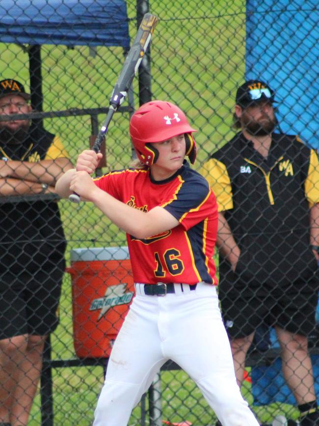 Patrick Butler batting for SA. Picture: Supplied.