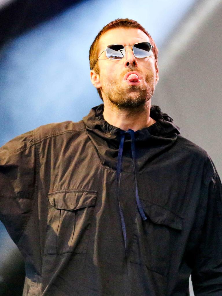 Liam Gallagher at the Falls Festival in Lorne. Picture: Nicole Cleary