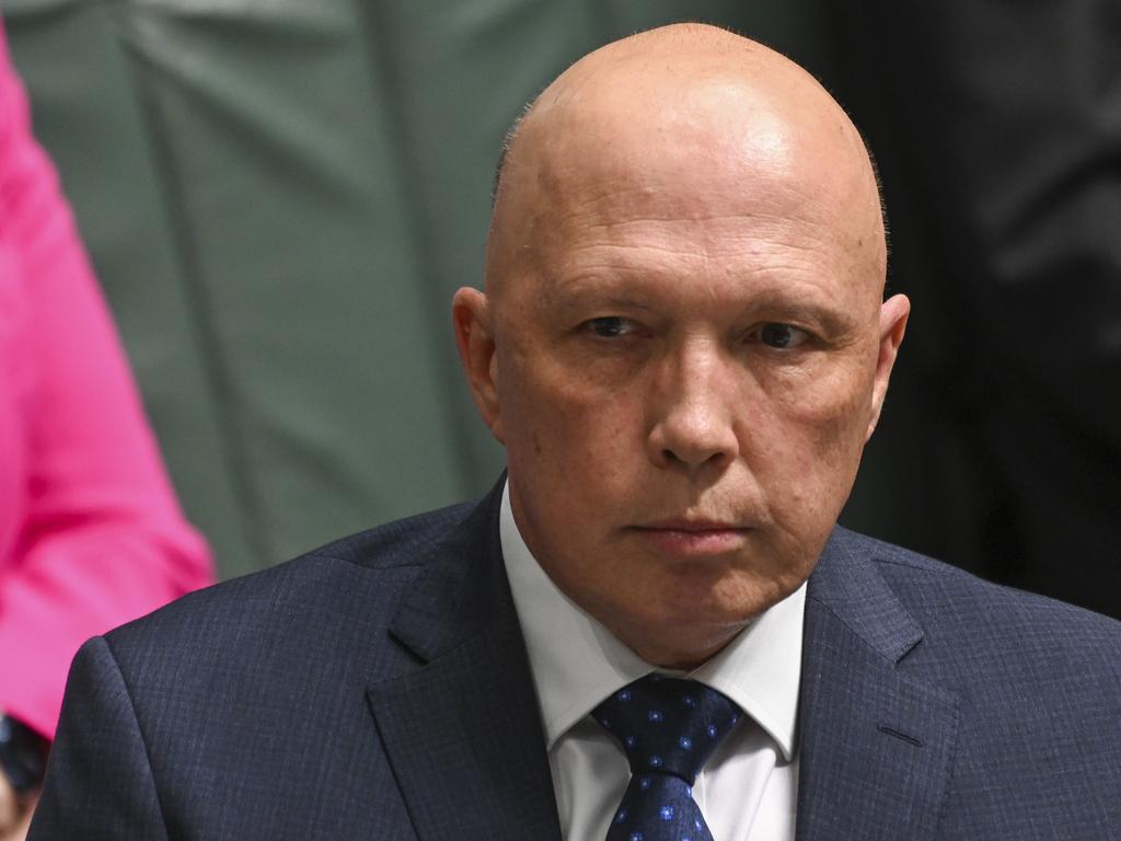 Opposition Leader Peter Dutton has demanded more details about the Voice. Picture: NCA NewsWire / Martin Ollman