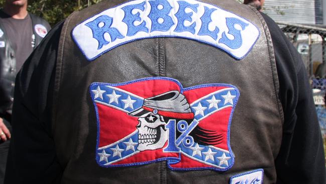 Jamie Saliba, 30, is the president of the western Sydney chapter of the Rebels outlaw motorcycle gang. Picture: James Drew