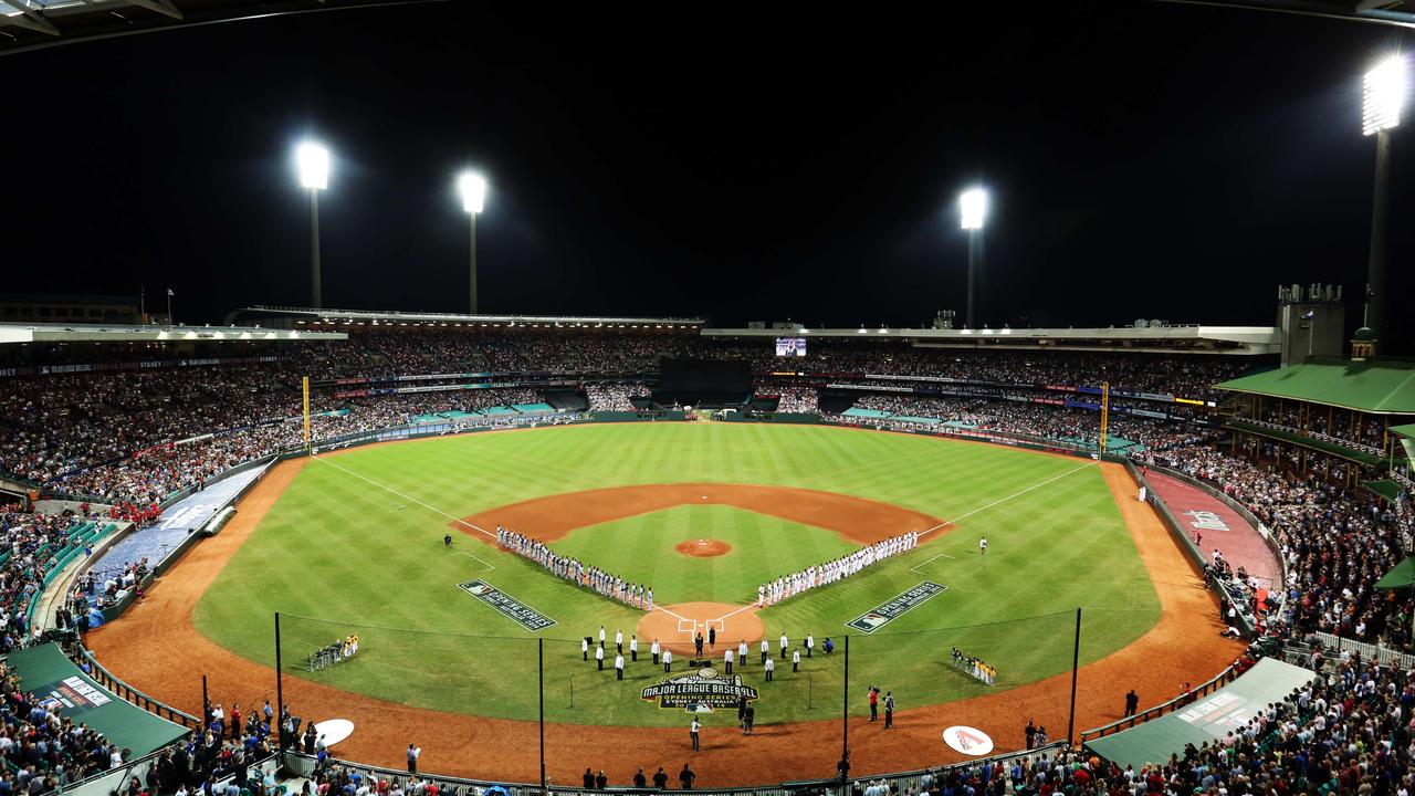 baseball ground mlb australia cricket welcoming verge under games down