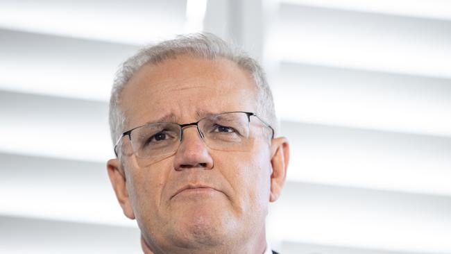 Prime Minister Scott Morrison accused Mr Albanese of being reckless. Picture: Jason Edwards