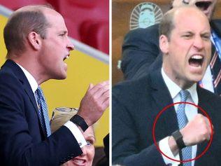 Prince William wearing a Whoop device