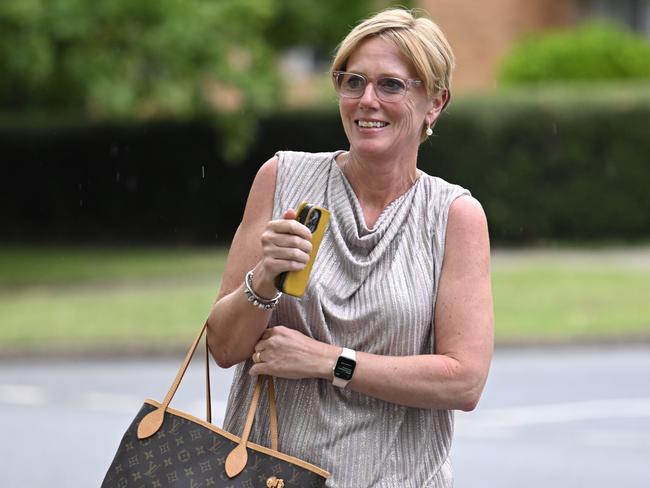 CANBERRA, AUSTRALIA – NewsWire Photos – February 11, 2025: Teal Independent Zoe Daniel arrives at The Lodge in Canberra. Picture: Martin Ollman / The Australian