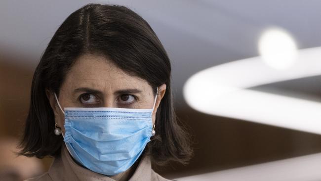 Premier Gladys Berejiklian has left open the possibility of allowing vaccinated people to go to hospitality venues. Picture: Getty Images