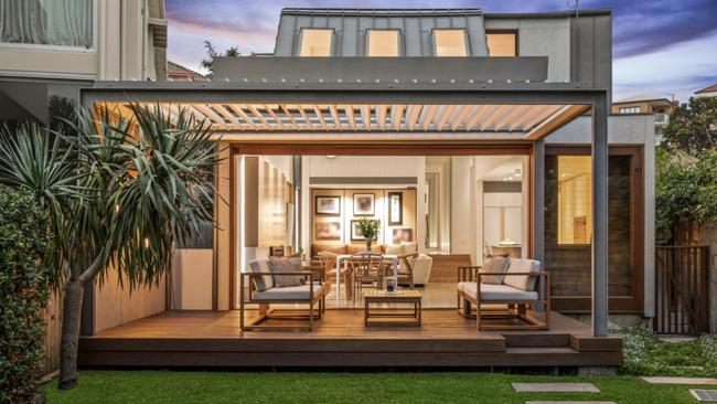 The house features a private rear garden. Picture: realestate.com.au