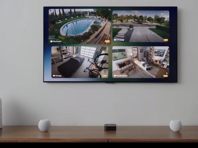 Viewing home security footage with HomeKit on Apple TV