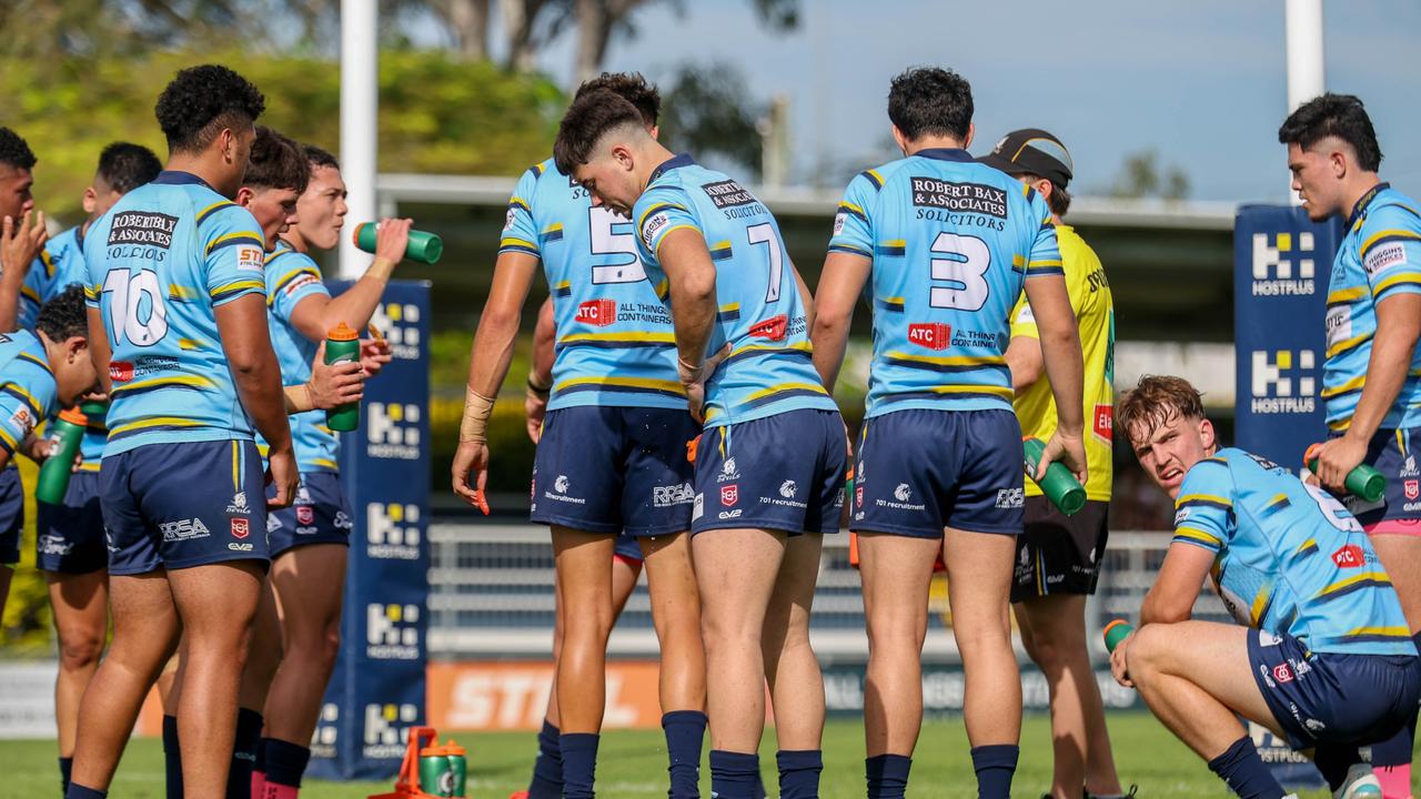 Saturday, April, 19, 2025. QLD_WSN_MENINGAFINALS_WK50 Meninga Cup rugby league between the Devils and Dolphins. Played at Norths, Nundah, Brisbane. Photos by Stephen Archer