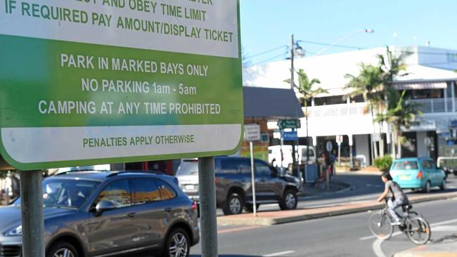 PAY TO PLAY: Lismore residents could soon be paying an annual fee to park their vehicles in a CBD council-operated car park, similar to the system used in Byron Bay. Picture: Marc Stapelberg