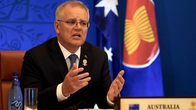 Scott Morrison’s government claims that any overreach on methane emissions would also negatively impact beef, coal and gas exports and the development of low-emissions technologies. Picture: AFP