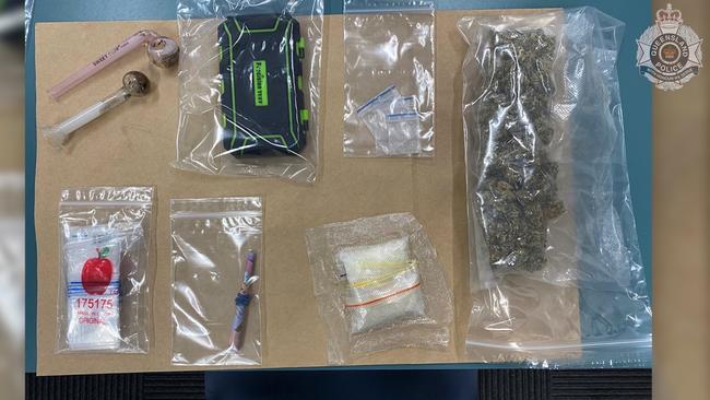 Drugs seized in the Moranbah drug operation